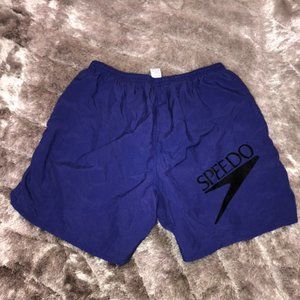 Vintage SPEEDO Sport Systems Logo Nylon Trunks XL
